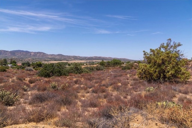 view of mountain feature