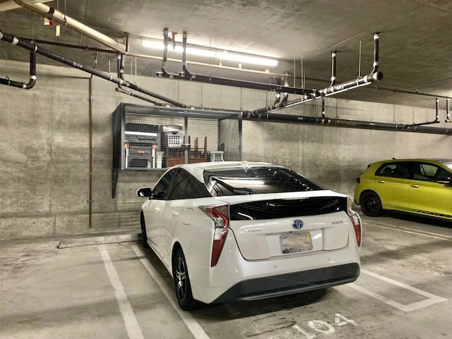 view of parking deck