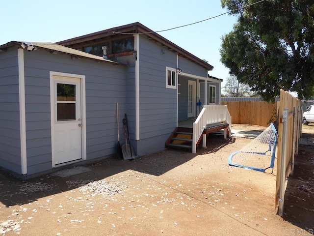 view of rear view of house