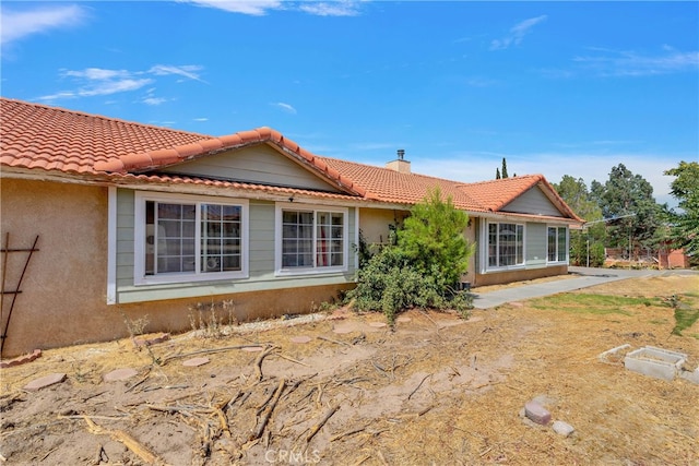 view of back of property