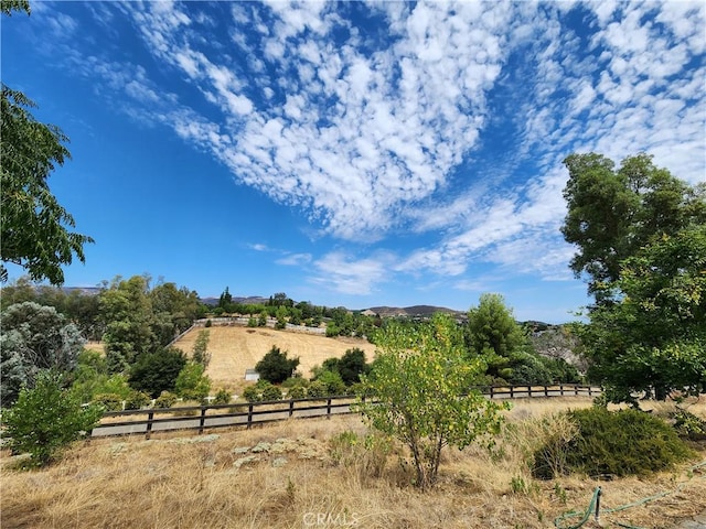 view of local wilderness featuring a rural view