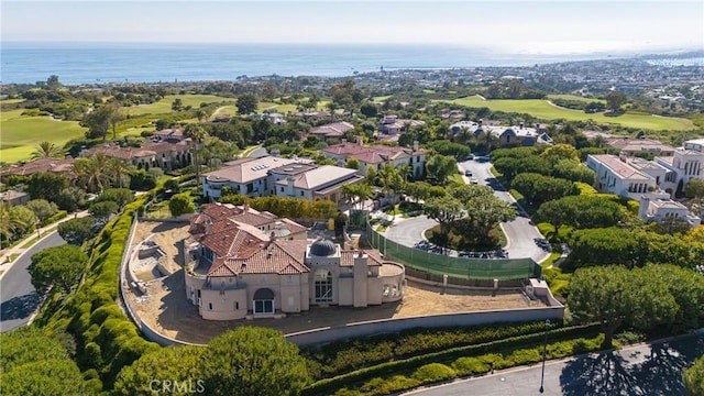 1 Gallery Pl, Newport Coast, CA 92657 - birds eye view of property with a residential view and a water view