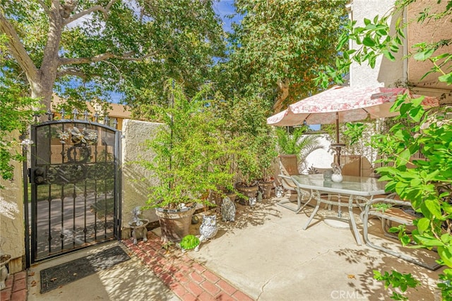 view of patio