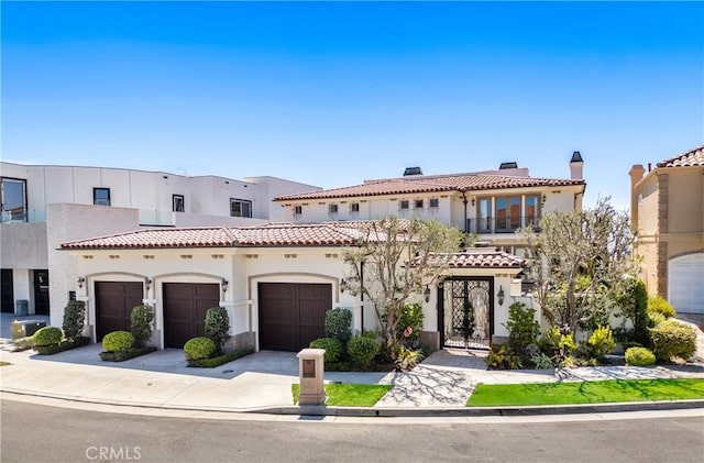 view of mediterranean / spanish house