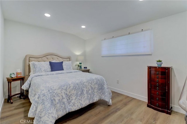 387 Cypress Dr Unit 7, Laguna Beach, CA 92651 - bedroom with light wood-style floors, baseboards, and recessed lighting