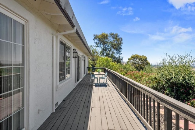 view of deck