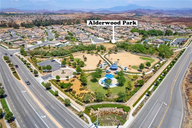 34334 Swordfern Pl, Murrieta, CA 92563 - drone / aerial view featuring a mountain view