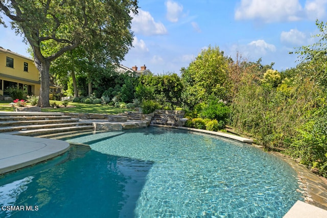 view of swimming pool