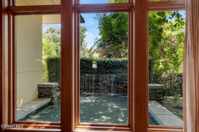 entryway with a wealth of natural light