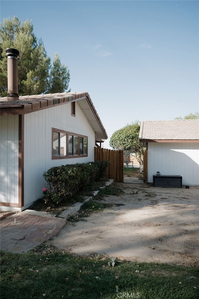 view of home's exterior