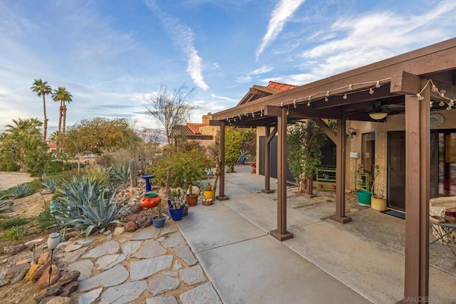 view of patio