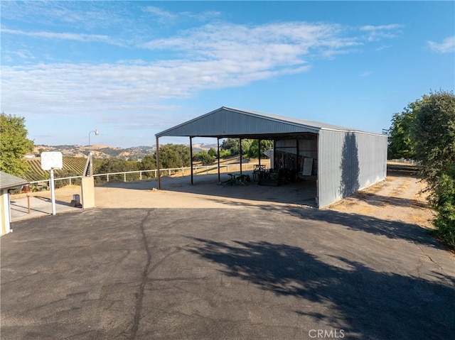view of parking