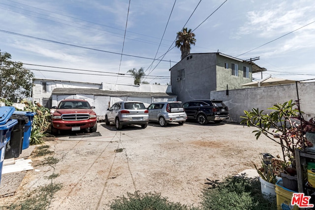 view of vehicle parking