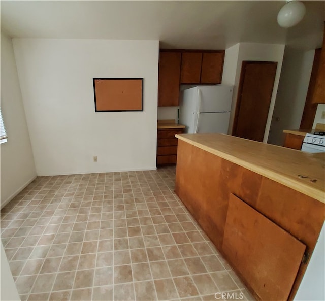 kitchen featuring white appliances