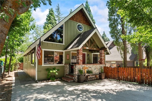 view of craftsman-style home