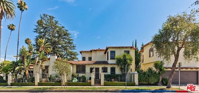 view of mediterranean / spanish house