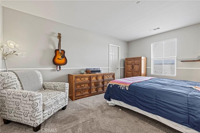 bedroom featuring carpet floors