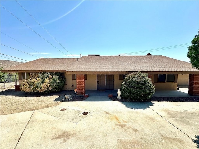 view of ranch-style house