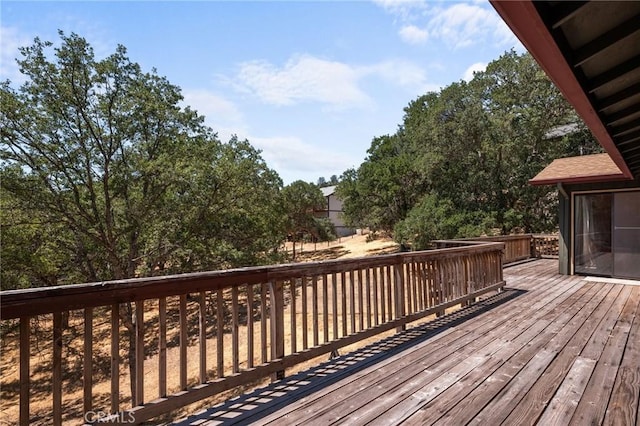 19680 Sugarwood Ct, Hidden Valley Lake, CA 95467 - view of wooden deck