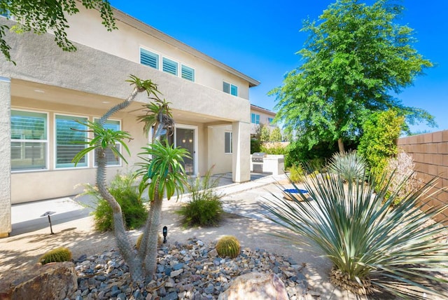 exterior space featuring a patio