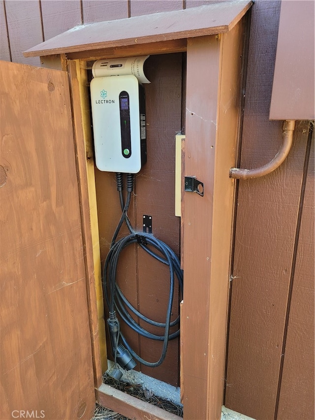 view of utility room