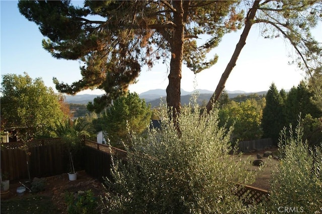 view of nature with a mountain view