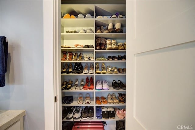 view of closet