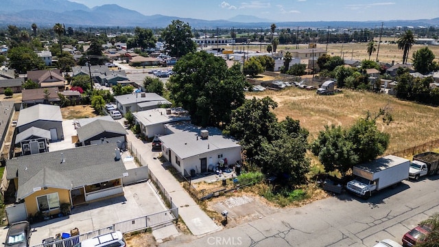 aerial view featuring a mountain view