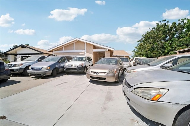 view of vehicle parking