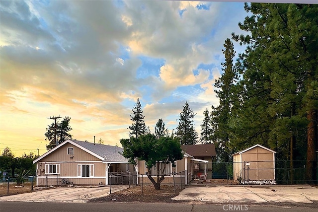 view of manufactured / mobile home