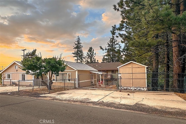 view of manufactured / mobile home