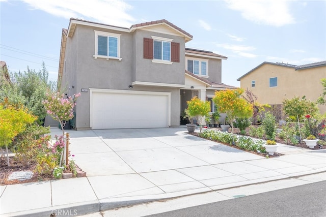 front facade featuring a garage