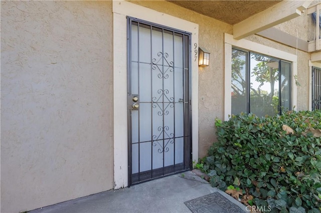 view of entrance to property