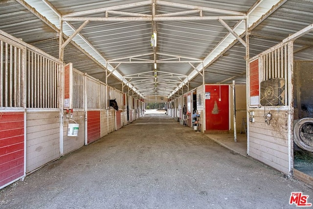 view of stable