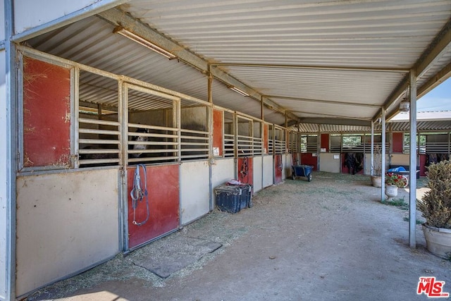 view of stable