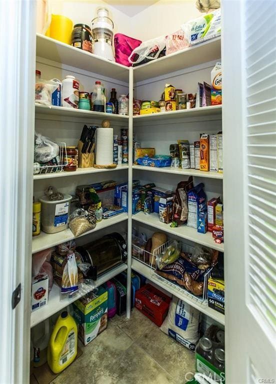 view of pantry