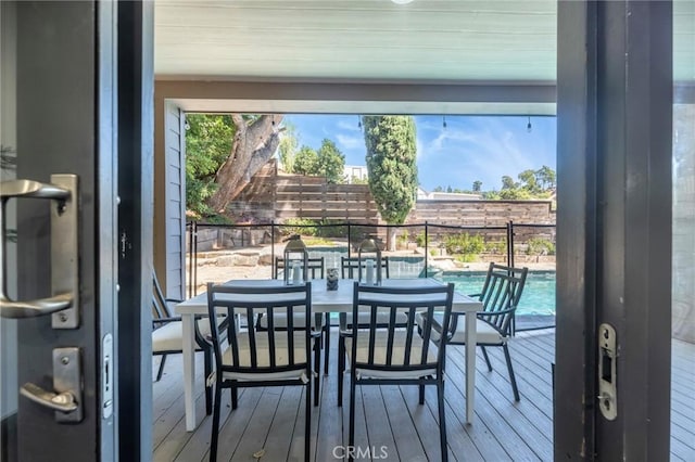 doorway to outside with hardwood / wood-style floors