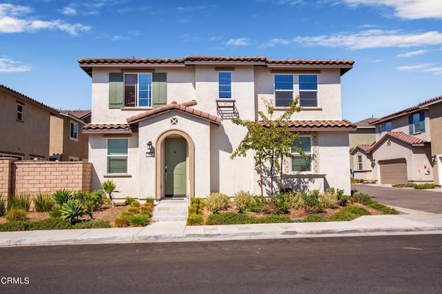 view of mediterranean / spanish house