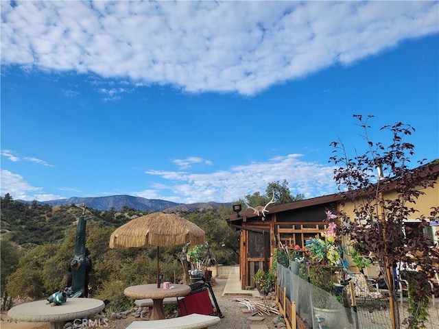 3131 Whispering Pines Rd, Wrightwood, CA 92397 - view of yard with a mountain view