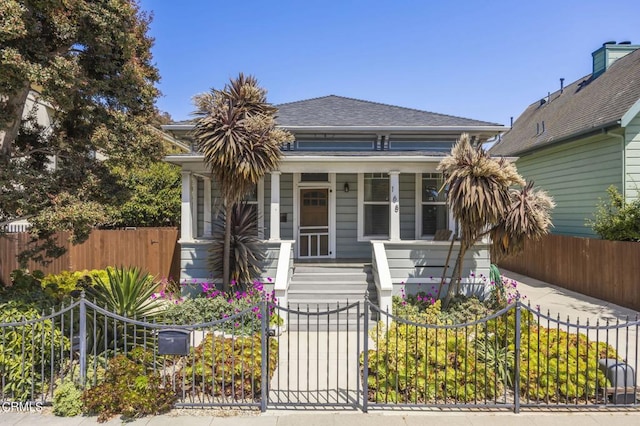 view of bungalow-style house