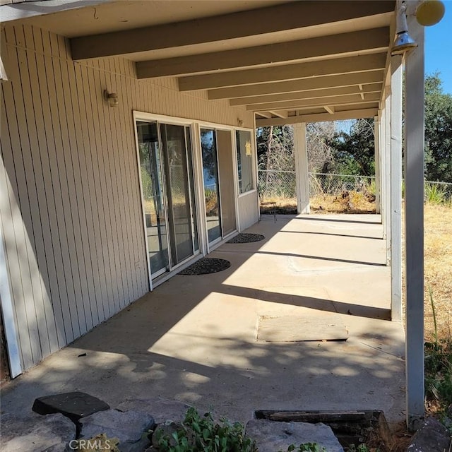 view of patio