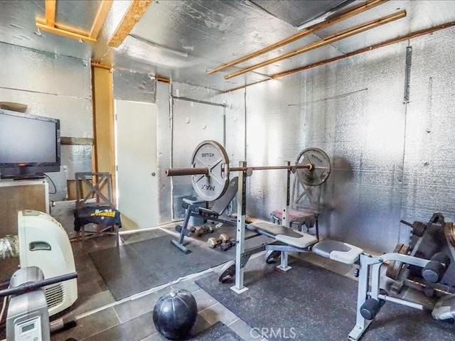 view of workout room