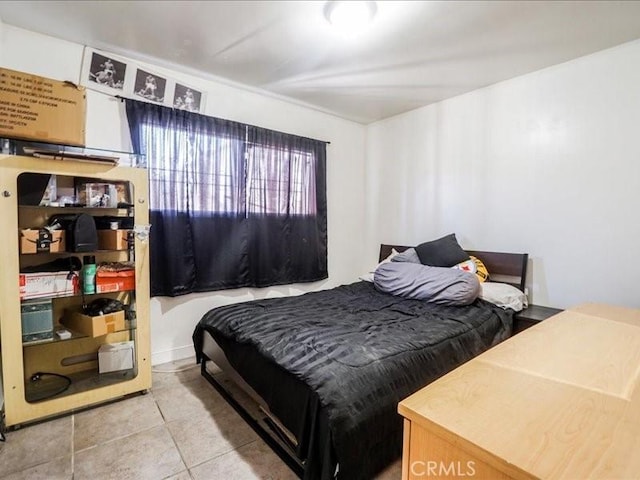 view of tiled bedroom