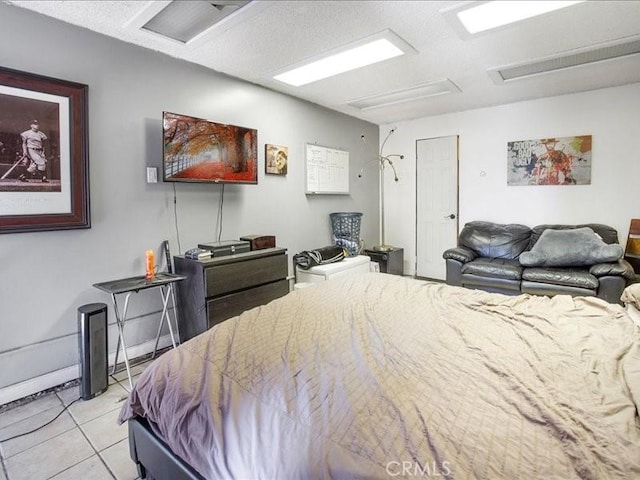 view of tiled bedroom