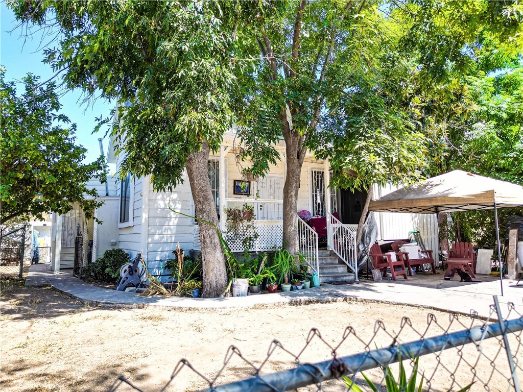 view of rear view of property