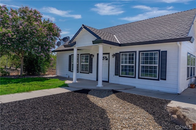 view of front of home