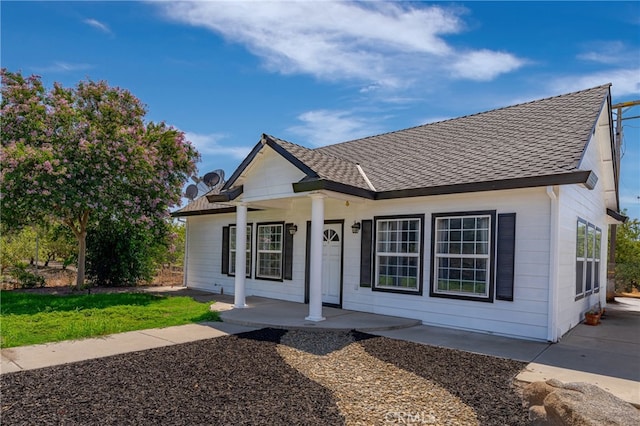 view of front of home