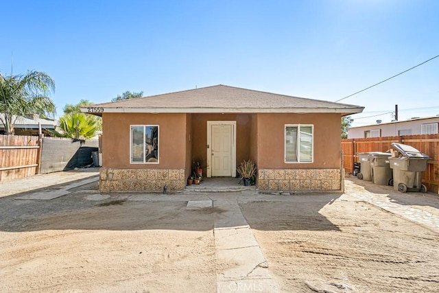 view of bungalow-style house