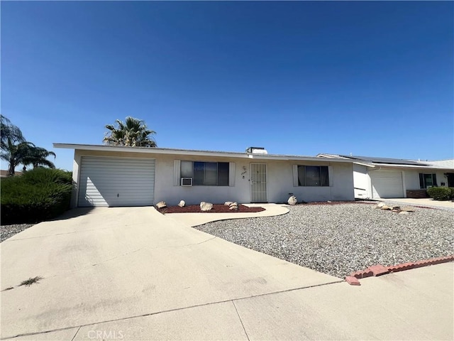 ranch-style house with a garage