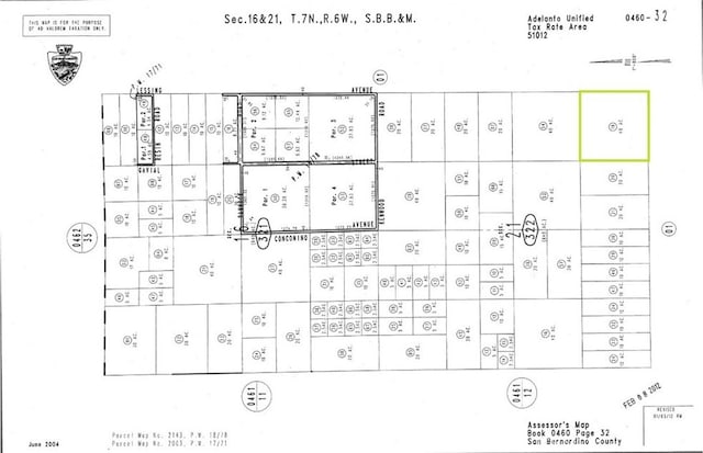 46032219 Lessing Ave, Adelanto CA, 92301 land for sale